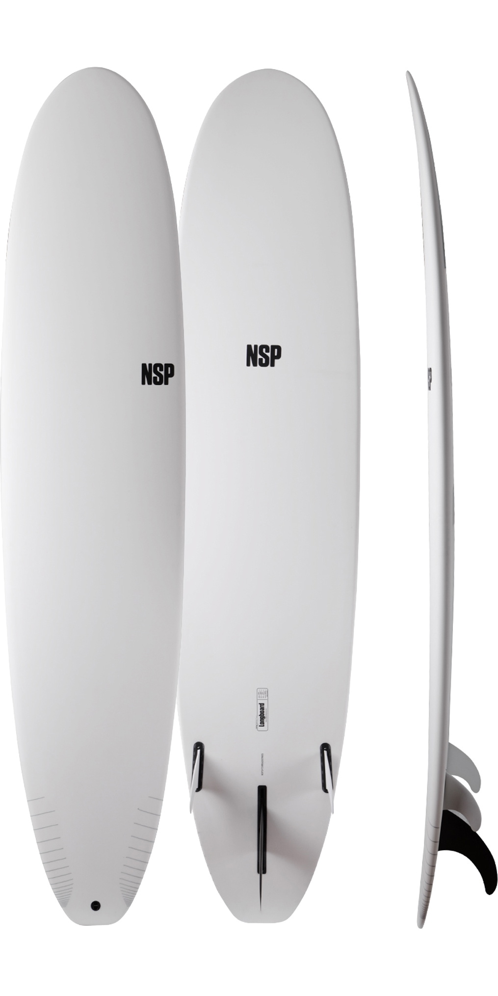 2023 NSP Protech Long Surfboard NSPT0925 - White Tint